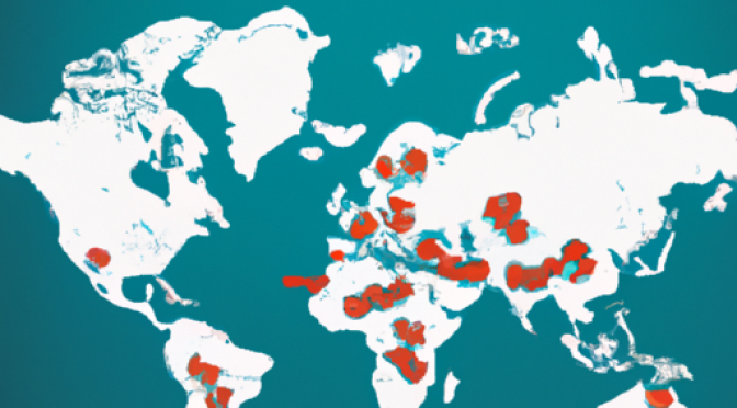 World map highlighting leading countries in hydro energy production, infographic