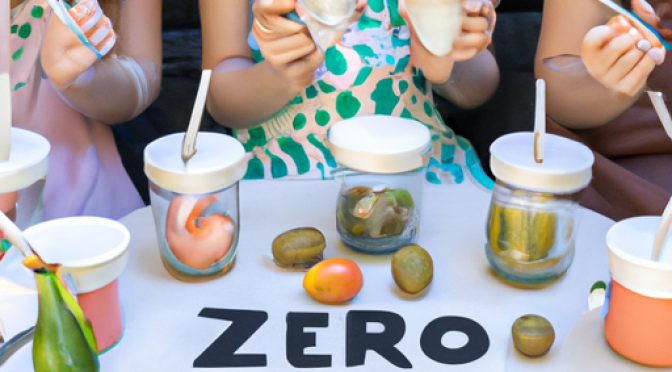 Influencers promoting zero waste lifestyle photo
