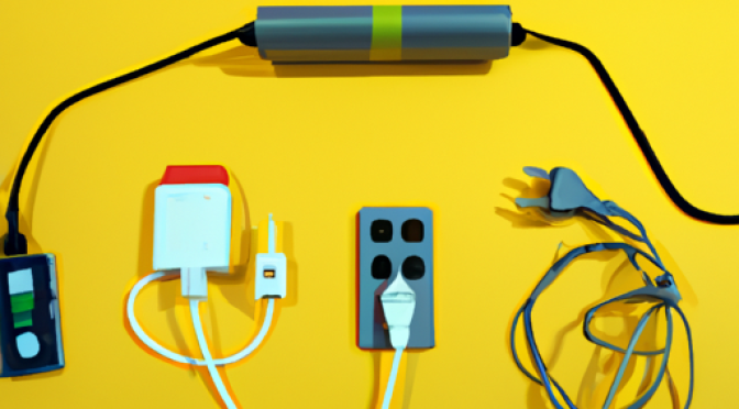 IoT devices with various power sources photo, battery and energy harvesting technologies