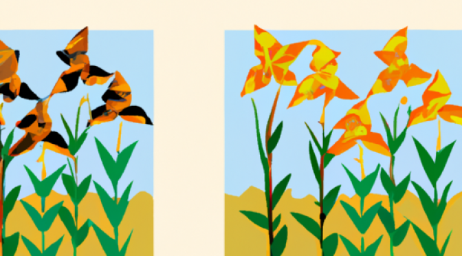 Phenotype variation illustration, environmental change graphics