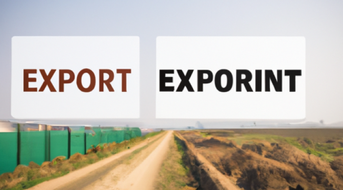 Environmental regulations that exporting countries need to face, visuals