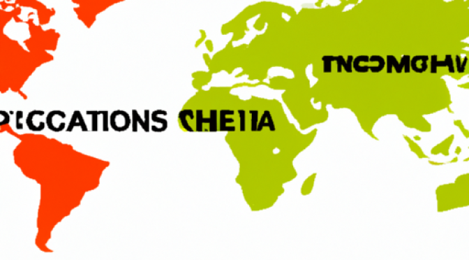 Impact of international agreements on climate change on global politics, visuals