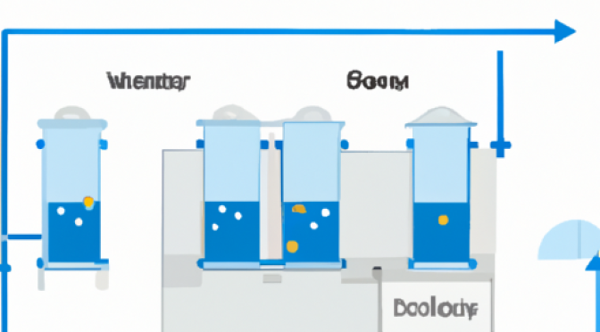 Energy optimization in water purification equipment illustration