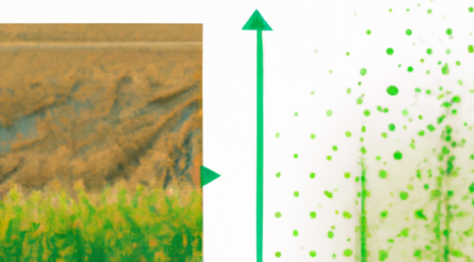 AI impact on crop estimation and optimization, graphics