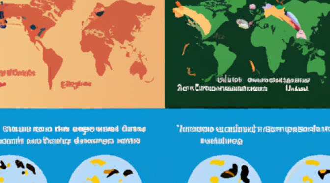 How climate change influences the spread of pathogens and diseases, visuals