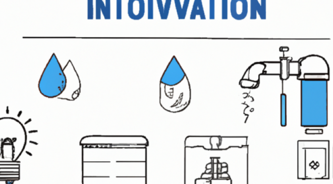 Innovative water collection and storage systems illustration
