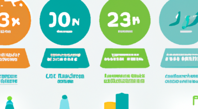 Climate change mitigation and plastic recycling infographic, chart