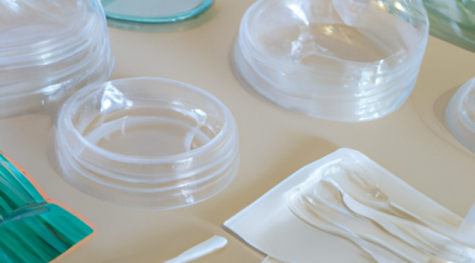 Biodegradable plastic alternatives showcase, product photo