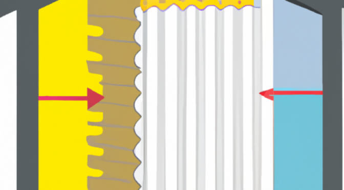 Home insulation layers illustration