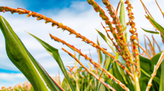 GMO crop field yield photo