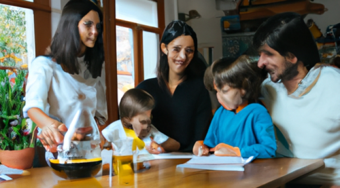 Family and community sustainability learning photo