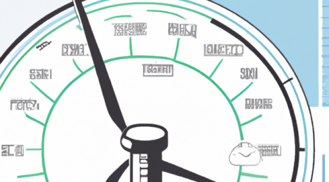 Wind turbine with measurement tools and data display, illustration