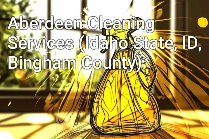 Aberdeen Cleaning Services (Idaho State, ID, Bingham County)