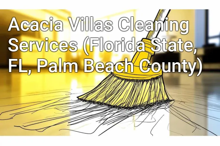 Acacia Villas Cleaning Services (Florida State, FL, Palm Beach County)
