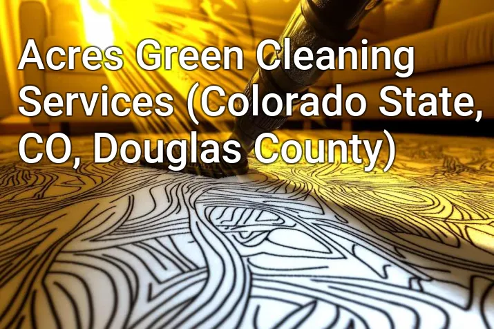 Acres Green Cleaning Services (Colorado State, CO, Douglas County)