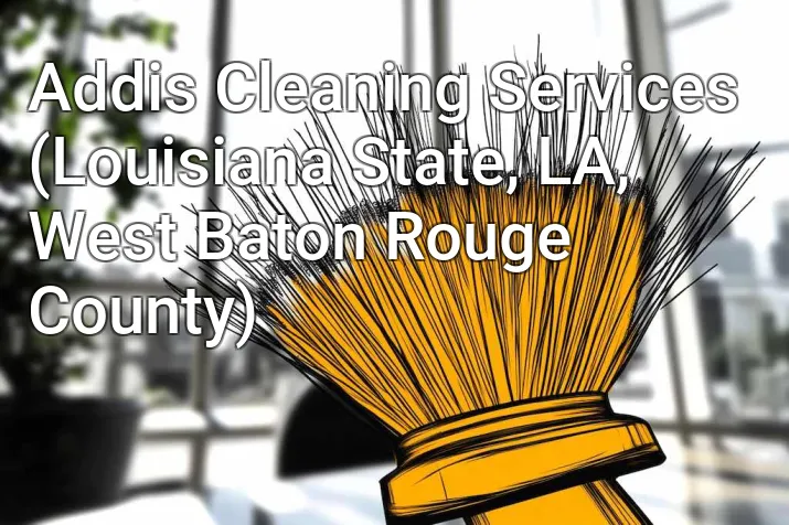 Addis Cleaning Services (Louisiana State, LA, West Baton Rouge County)