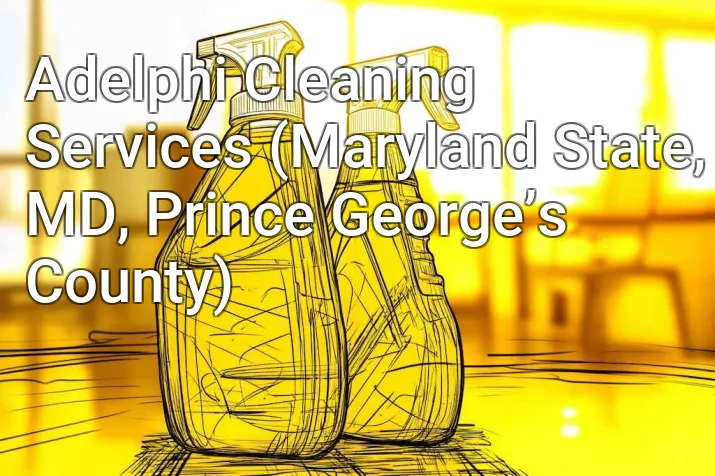 Adelphi Cleaning Services (Maryland State, MD, Prince George’s County)