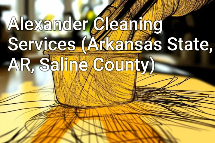 Alexander Cleaning Services (Arkansas State, AR, Saline County)