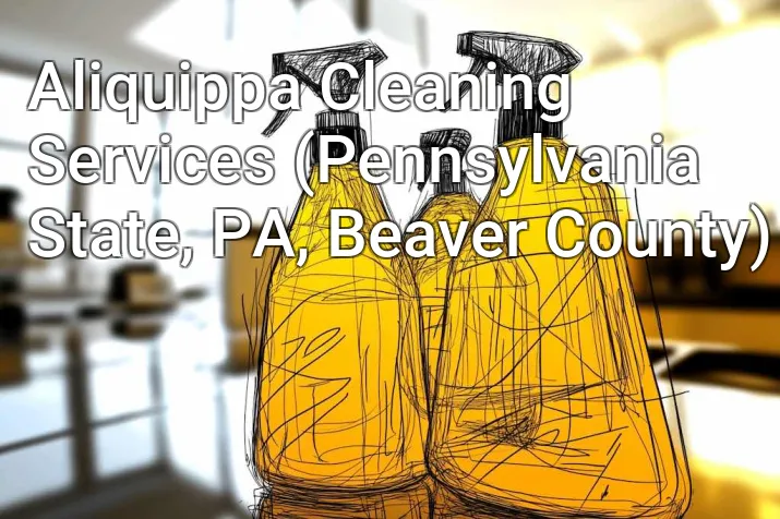 Aliquippa Cleaning Services (Pennsylvania State, PA, Beaver County)