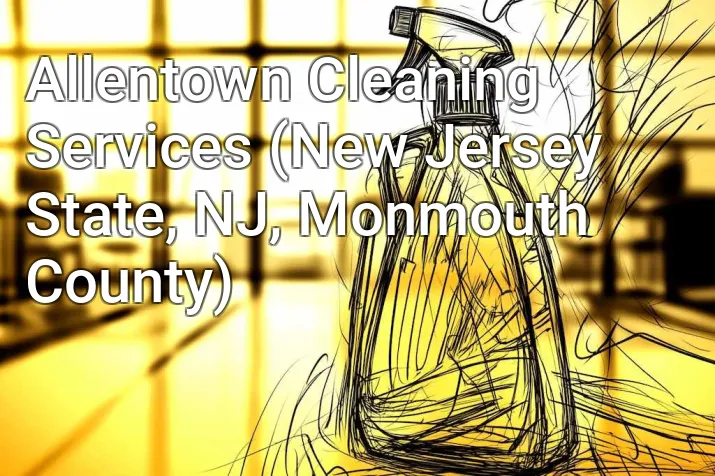 Allentown Cleaning Services (New Jersey State, NJ, Monmouth County)