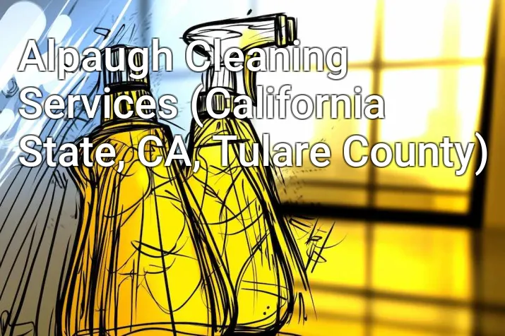 Alpaugh Cleaning Services (California State, CA, Tulare County)