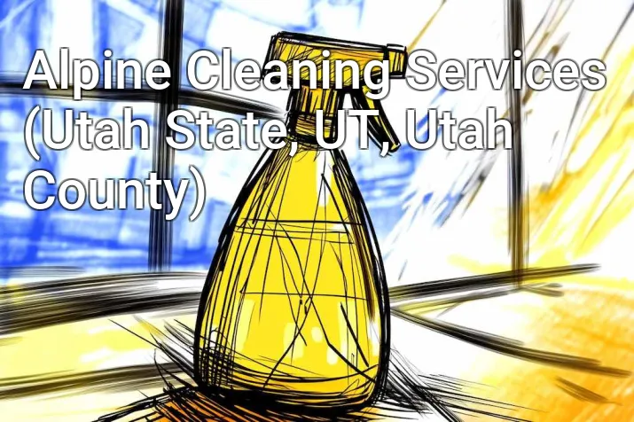 Alpine Cleaning Services (Utah State, UT, Utah County)