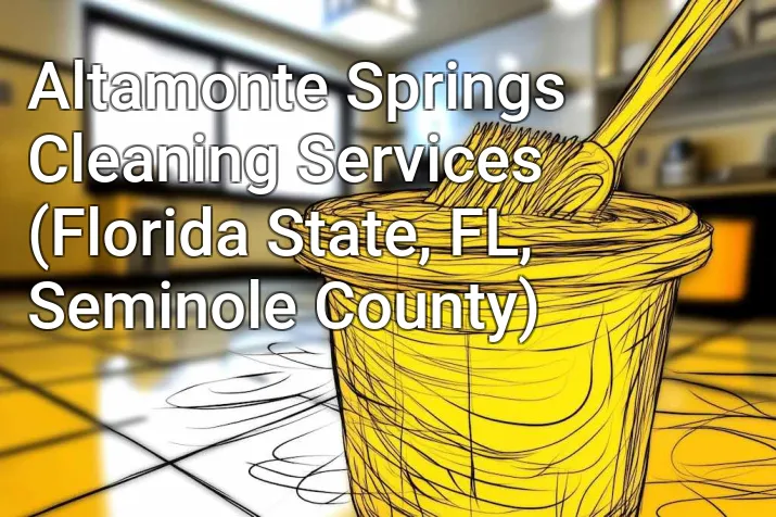 Altamonte Springs Cleaning Services (Florida State, FL, Seminole County)