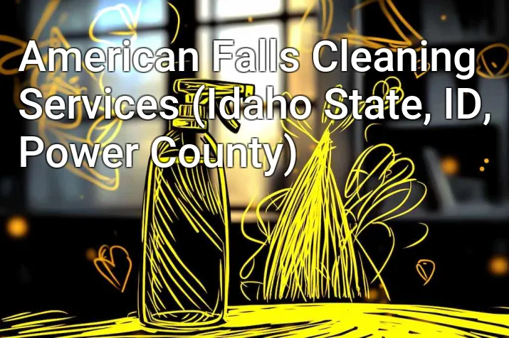 American Falls Cleaning Services (Idaho State, ID, Power County)