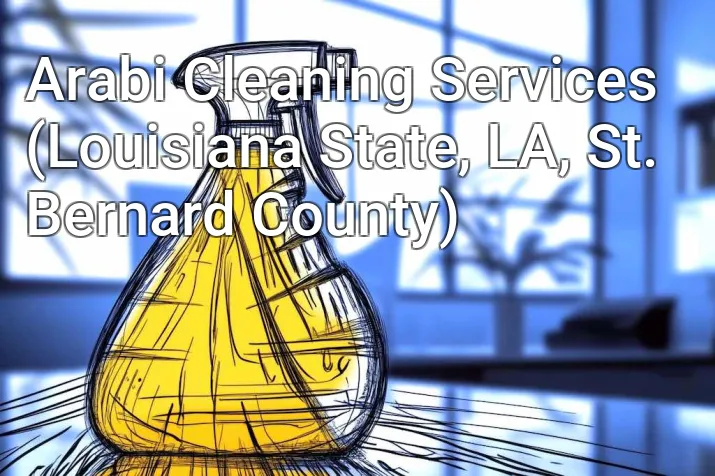 Arabi Cleaning Services (Louisiana State, LA, St. Bernard County)