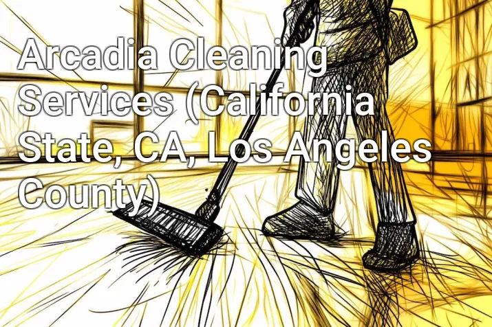 Arcadia Cleaning Services (California State, CA, Los Angeles County)