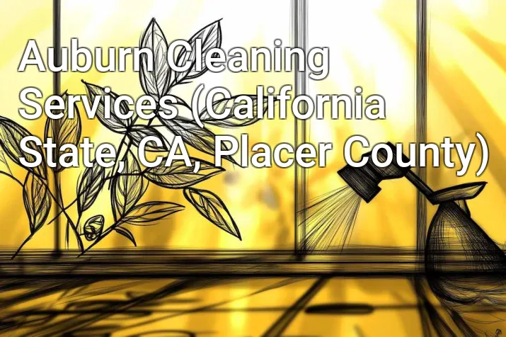 Auburn Cleaning Services (California State, CA, Placer County)