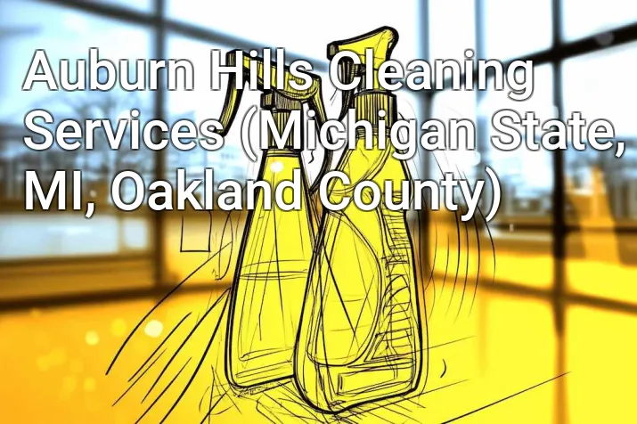 Auburn Hills Cleaning Services (Michigan State, MI, Oakland County)
