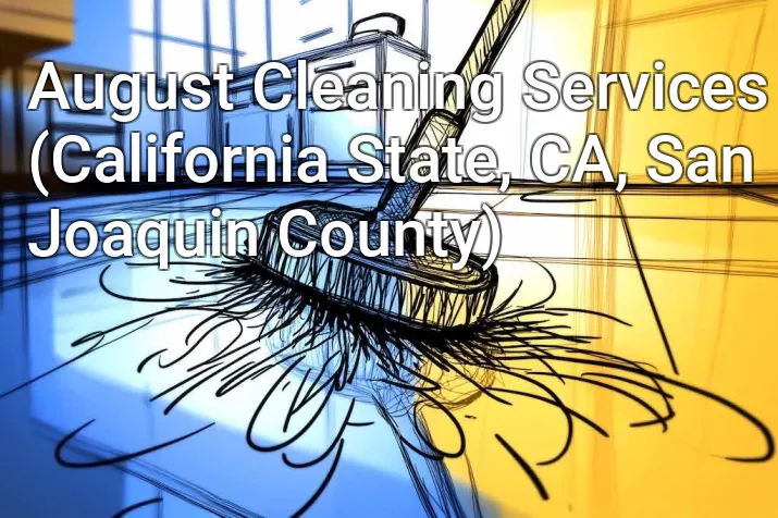 August Cleaning Services (California State, CA, San Joaquin County)