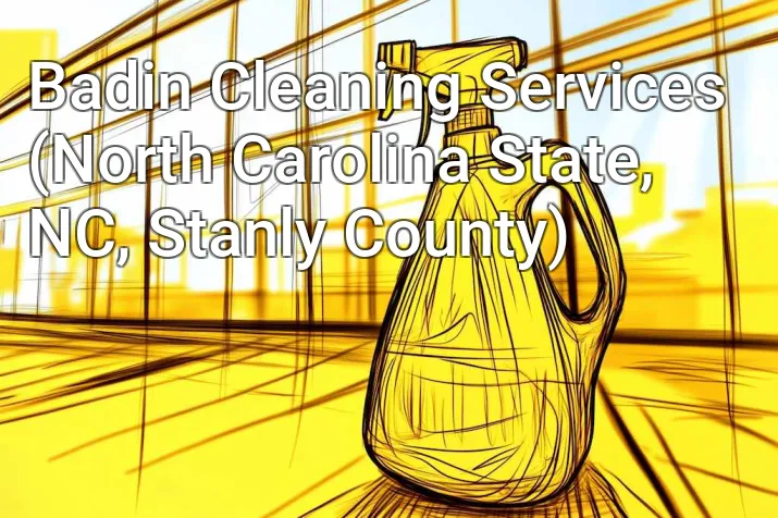 Badin Cleaning Services (North Carolina State, NC, Stanly County)