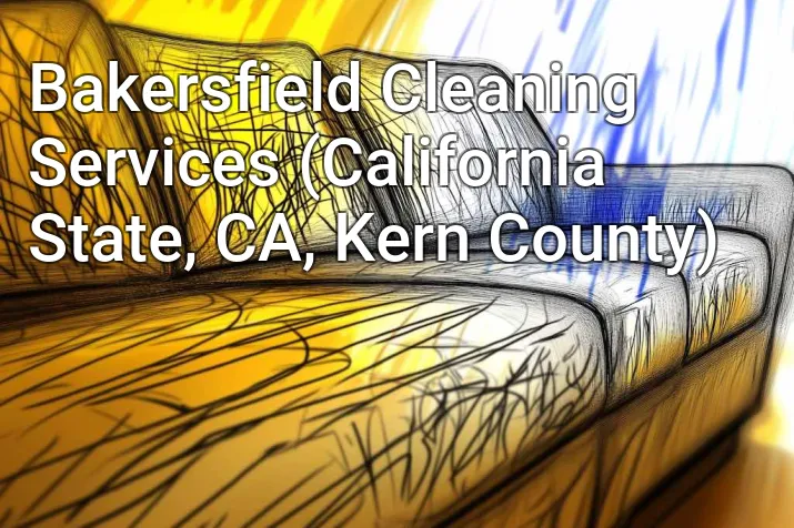 Bakersfield Cleaning Services (California State, CA, Kern County)
