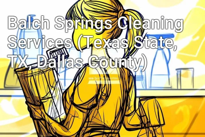 Balch Springs Cleaning Services (Texas State, TX, Dallas County)
