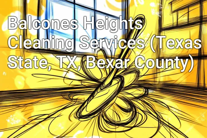 Balcones Heights Cleaning Services (Texas State, TX, Bexar County)