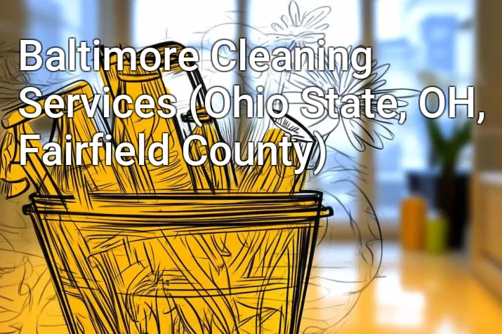 Baltimore Cleaning Services (Ohio State, OH, Fairfield County)