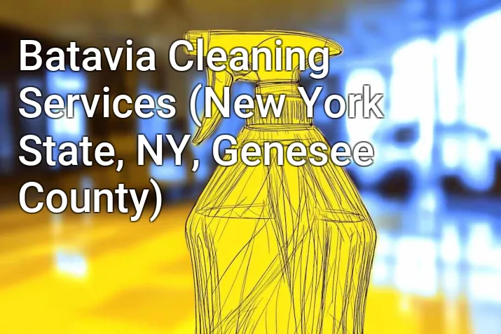 Batavia Cleaning Services (New York State, NY, Genesee County)