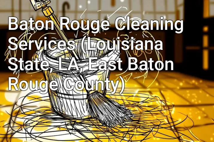 Baton Rouge Cleaning Services (Louisiana State, LA, East Baton Rouge County)