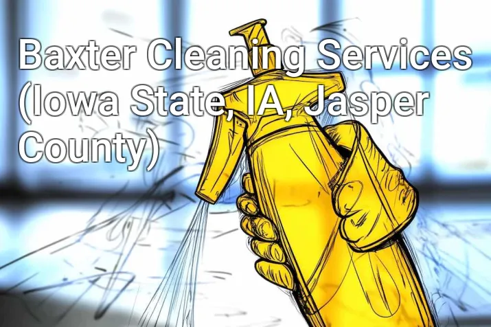 Baxter Cleaning Services (Iowa State, IA, Jasper County)
