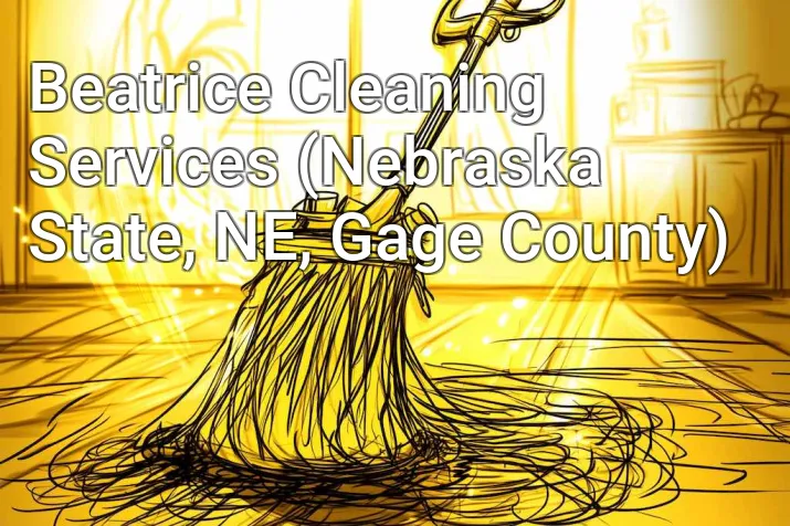Beatrice Cleaning Services (Nebraska State, NE, Gage County)