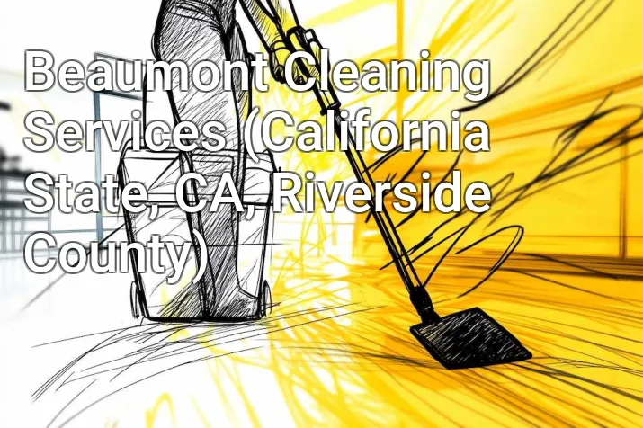 Beaumont Cleaning Services (California State, CA, Riverside County)