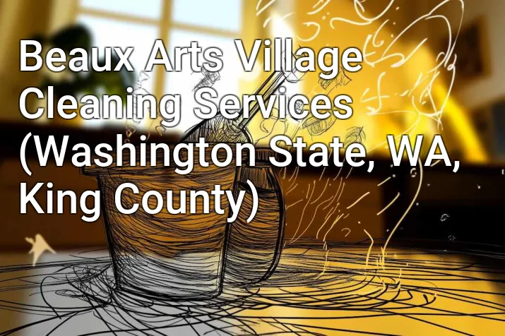 Beaux Arts Village Cleaning Services (Washington State, WA, King County)