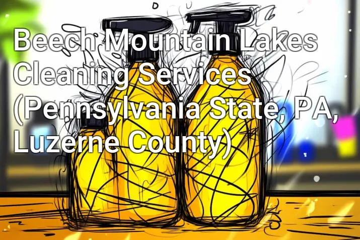 Beech Mountain Lakes Cleaning Services (Pennsylvania State, PA, Luzerne County)