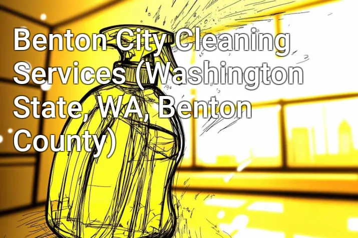 Benton City Cleaning Services (Washington State, WA, Benton County)