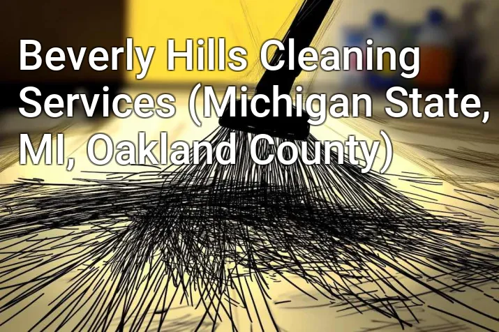 Beverly Hills Cleaning Services (Michigan State, MI, Oakland County)