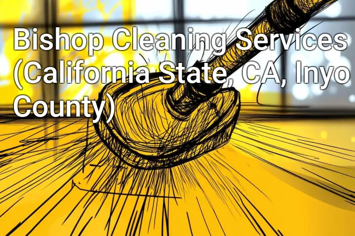 Bishop Cleaning Services (California State, CA, Inyo County)