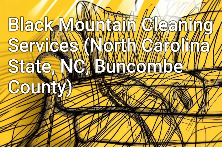 Black Mountain Cleaning Services (North Carolina State, NC, Buncombe County)
