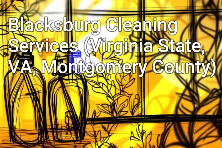 Blacksburg Cleaning Services (Virginia State, VA, Montgomery County)